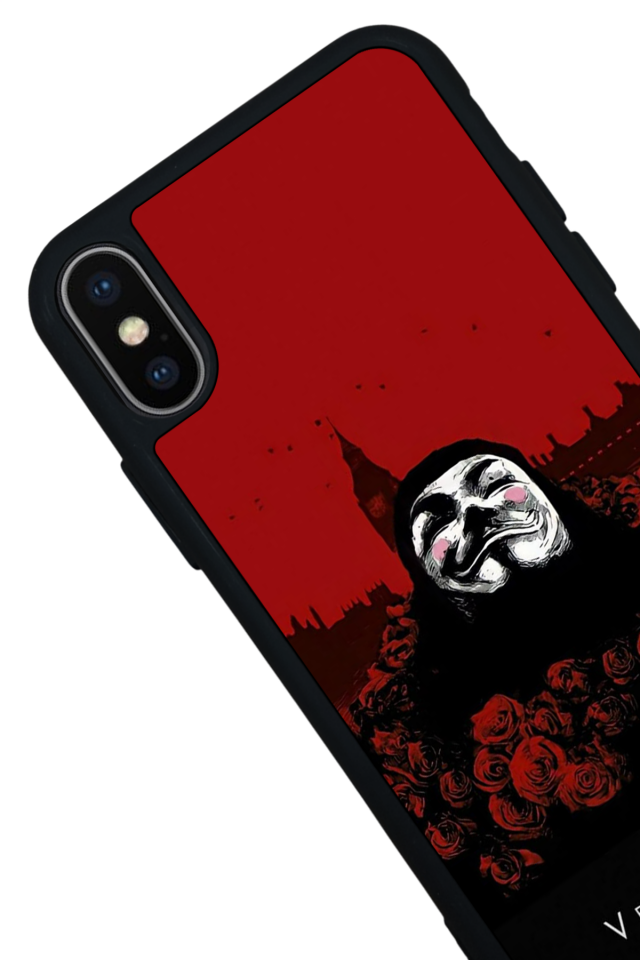 iPhone XS Max Uyumlu Vendetta Tasarımlı Glossy Premium Kılıf