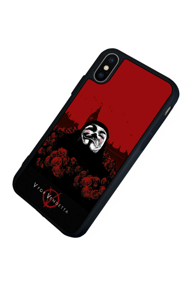 iPhone XS Max Uyumlu Vendetta Tasarımlı Glossy Premium Kılıf