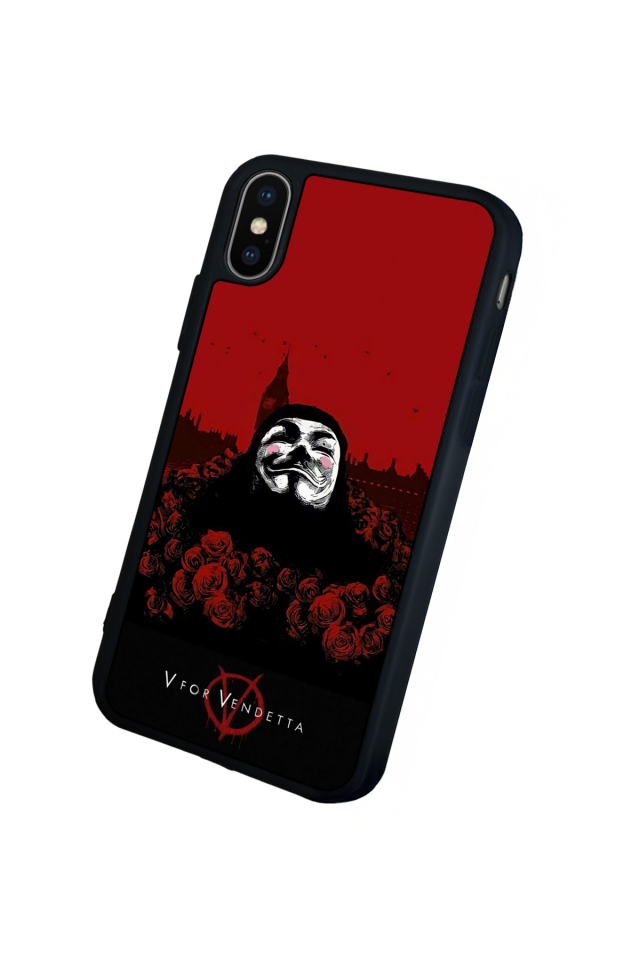 iPhone XS Max Uyumlu Vendetta Tasarımlı Glossy Premium Kılıf