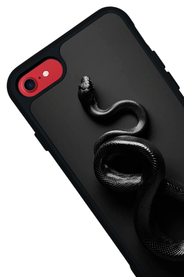 iPhone 7 Uyumlu Yılan Tasarımlı Glossy Premium Kılıf