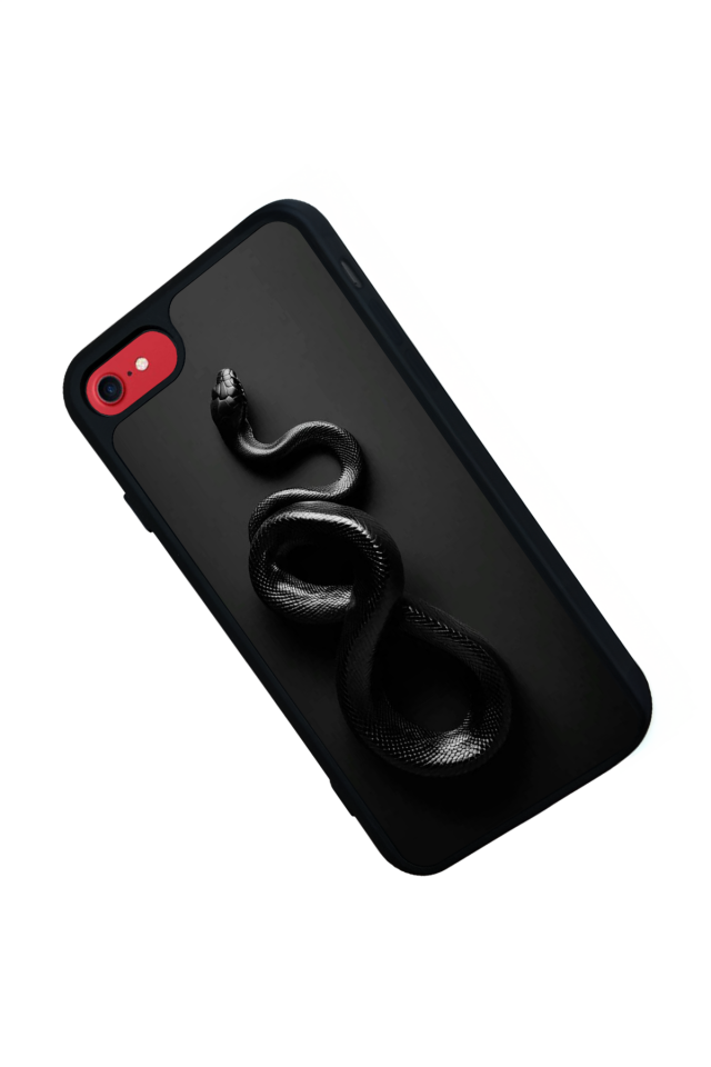 iPhone 7 Uyumlu Yılan Tasarımlı Glossy Premium Kılıf