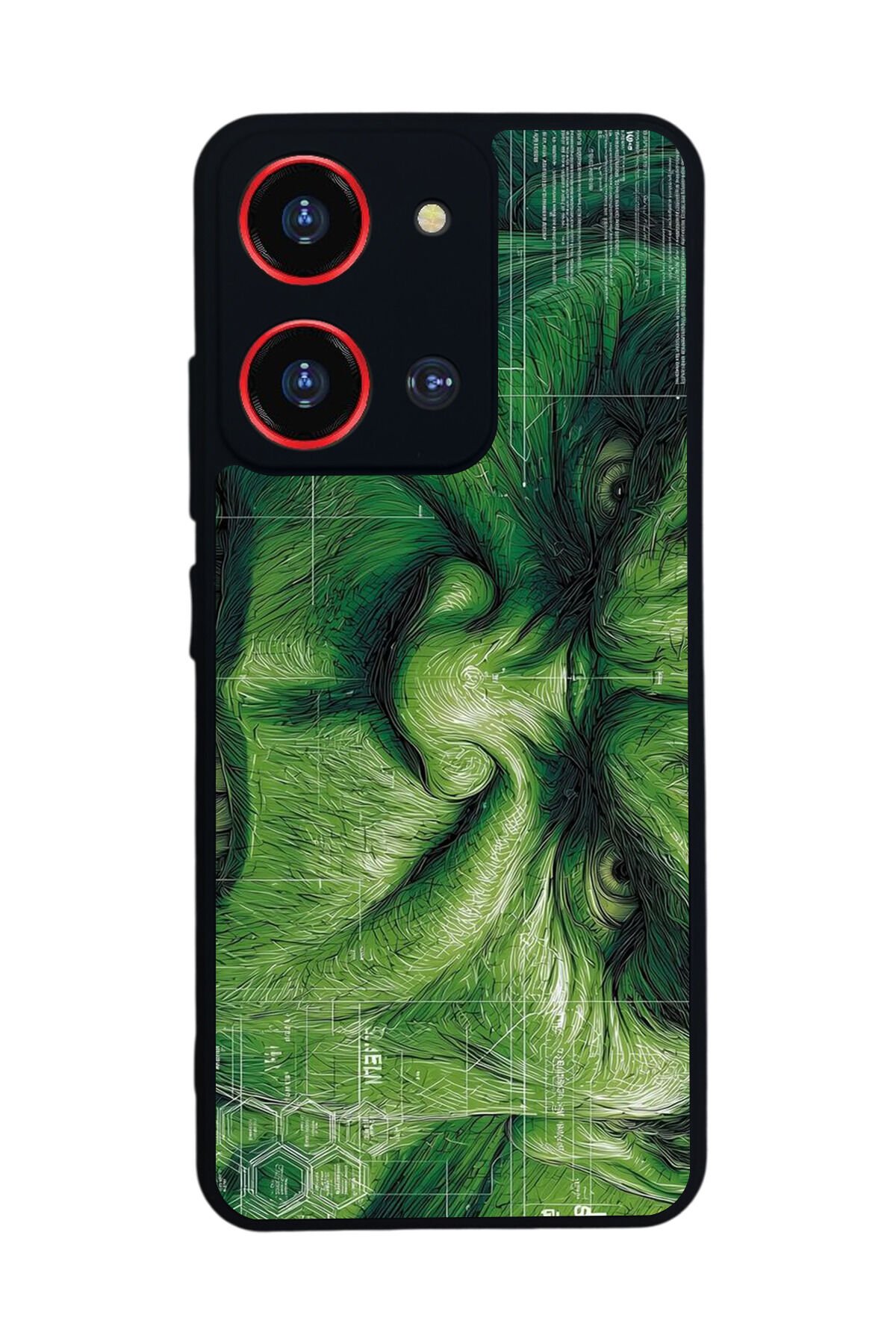 Reeder S19 Max Pro S 108MP Uyumlu Hulk Tasarımlı Glossy Premium Kılıf