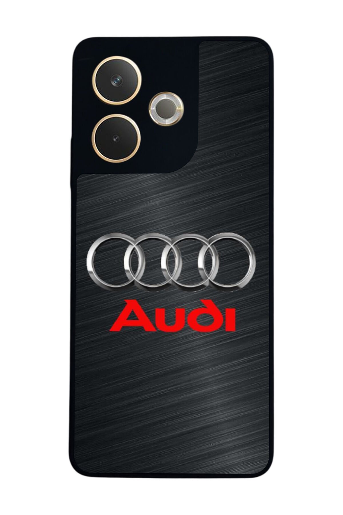 Oppo A5 Pro Uyumlu Audi Tasarımlı Glossy Premium Kılıf