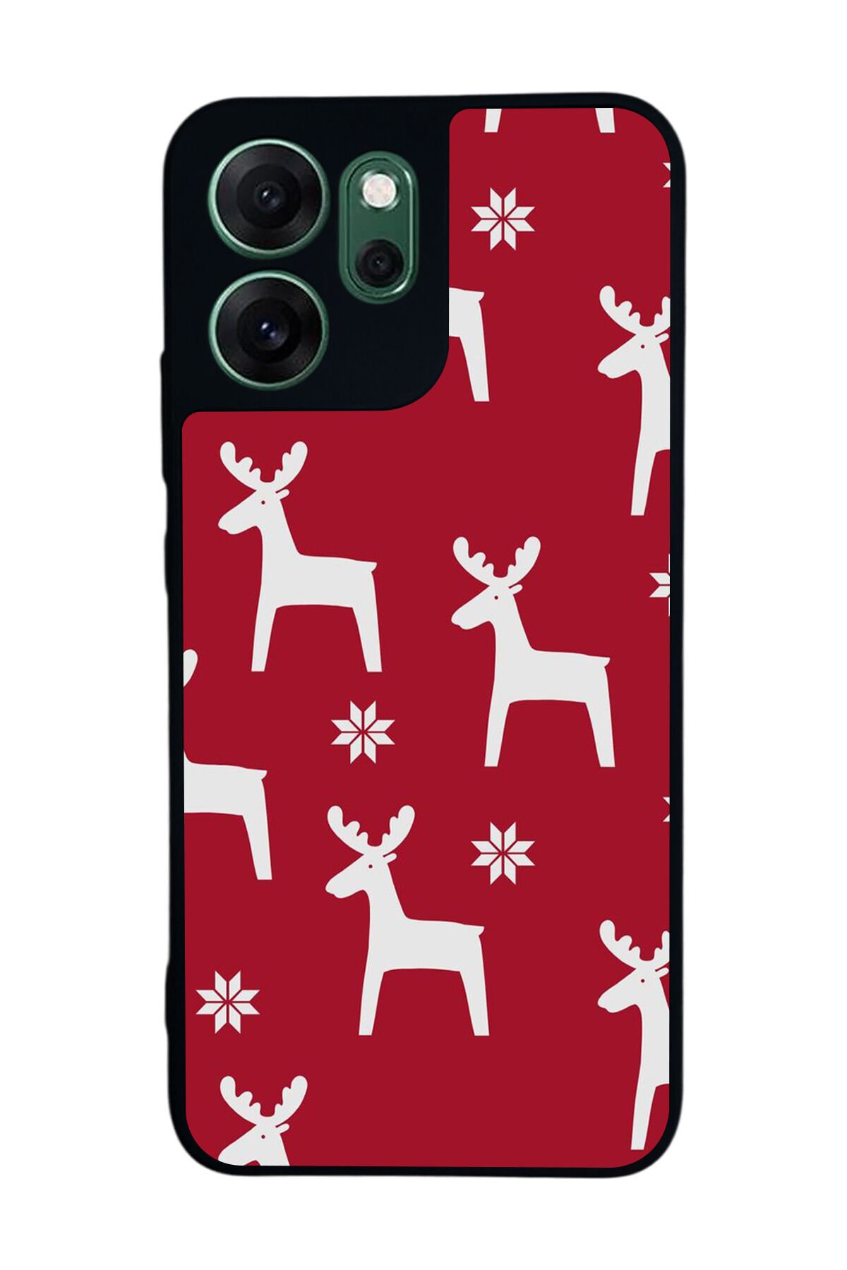 Oppo Reno 14F Uyumlu Yilbasi Christmas Tasarımlı Glossy Premium Kılıf