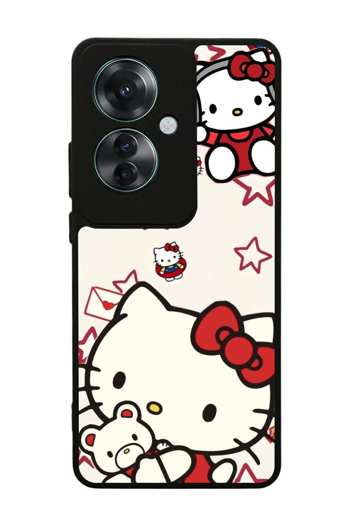 Oppo Reno 11F Uyumlu HelloKitty Tasarımlı Glossy Premium Kılıf
