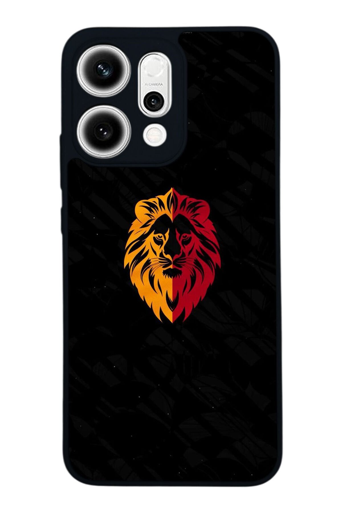 Oppo Reno 14 Uyumlu Aslan Tasarımlı Glossy Premium Kılıf