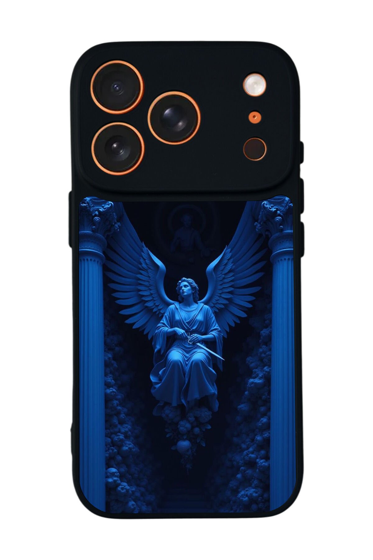 iPhone 17 Pro Max Uyumlu Melek Tasarımlı Glossy Premium Kılıf