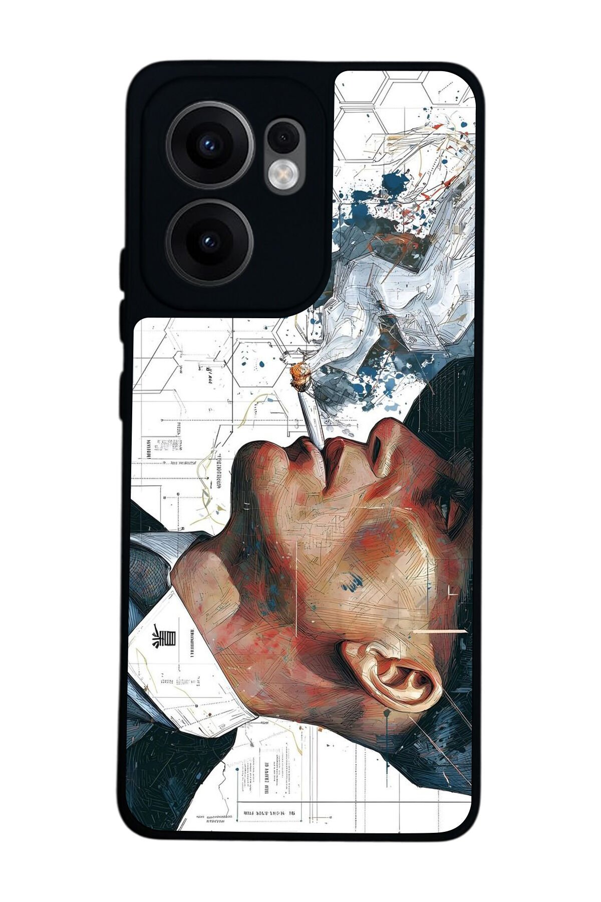 Oppo Reno 13F Uyumlu Peaky Blinders Tasarımlı Glossy Premium Kılıf