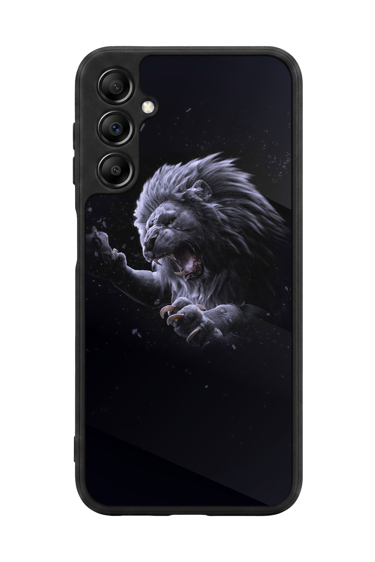 Samsung Galaxy A14 Uyumlu Aslan Tasarımlı Glossy Premium Kılıf