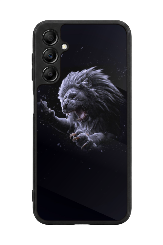Samsung Galaxy A14 Uyumlu Aslan Tasarımlı Glossy Premium Kılıf