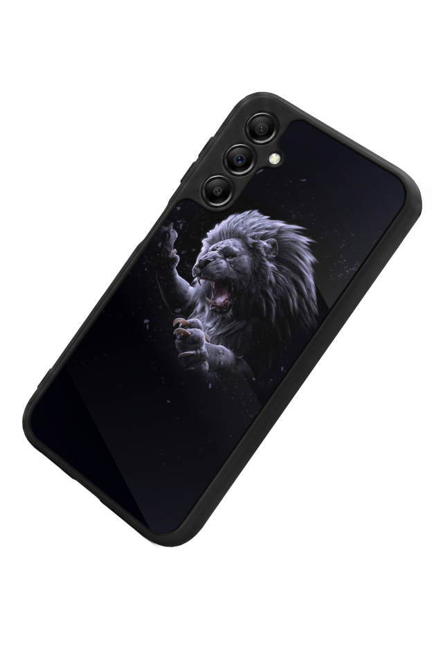 Samsung Galaxy A14 Uyumlu Aslan Tasarımlı Glossy Premium Kılıf