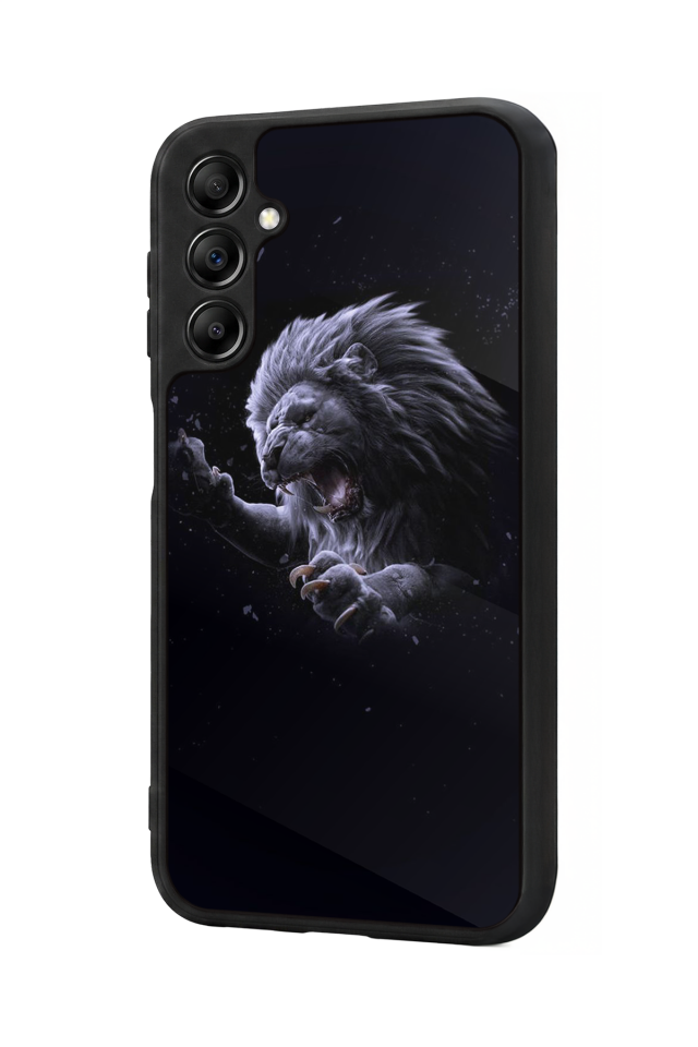 Samsung Galaxy A14 Uyumlu Aslan Tasarımlı Glossy Premium Kılıf