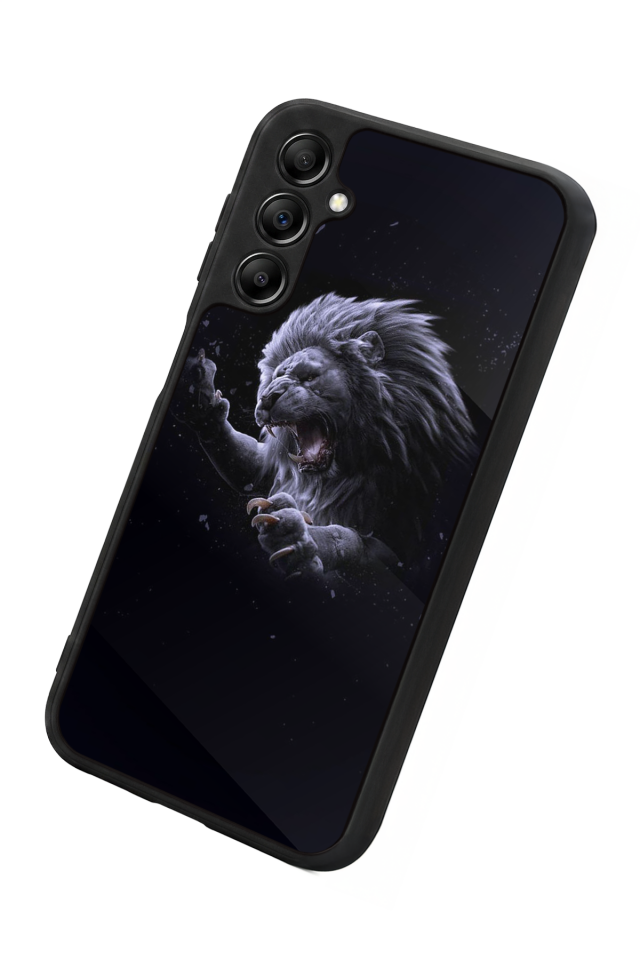 Samsung Galaxy A14 Uyumlu Aslan Tasarımlı Glossy Premium Kılıf