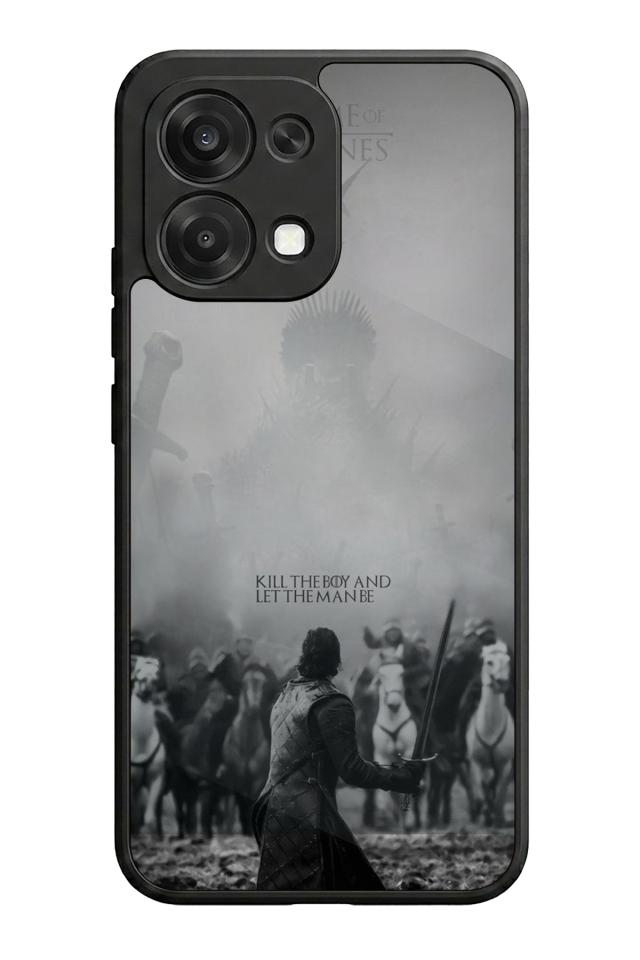 Oppo A6 Pro Uyumlu GameOfThrones Tasarımlı Glossy Premium Kılıf