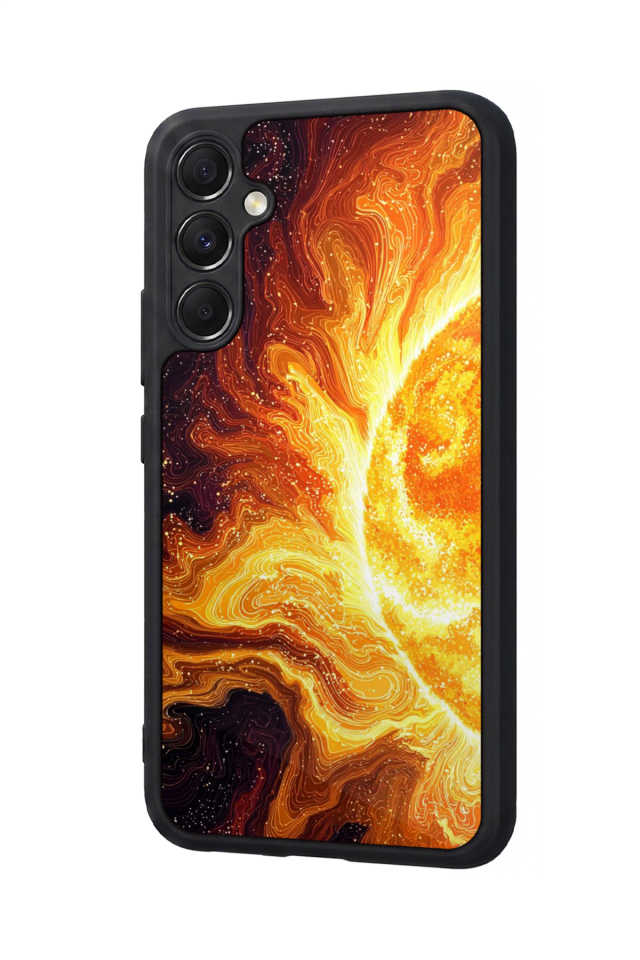 Samsung Galaxy A34 Uyumlu Güneş Tasarımlı Glossy Premium Kılıf
