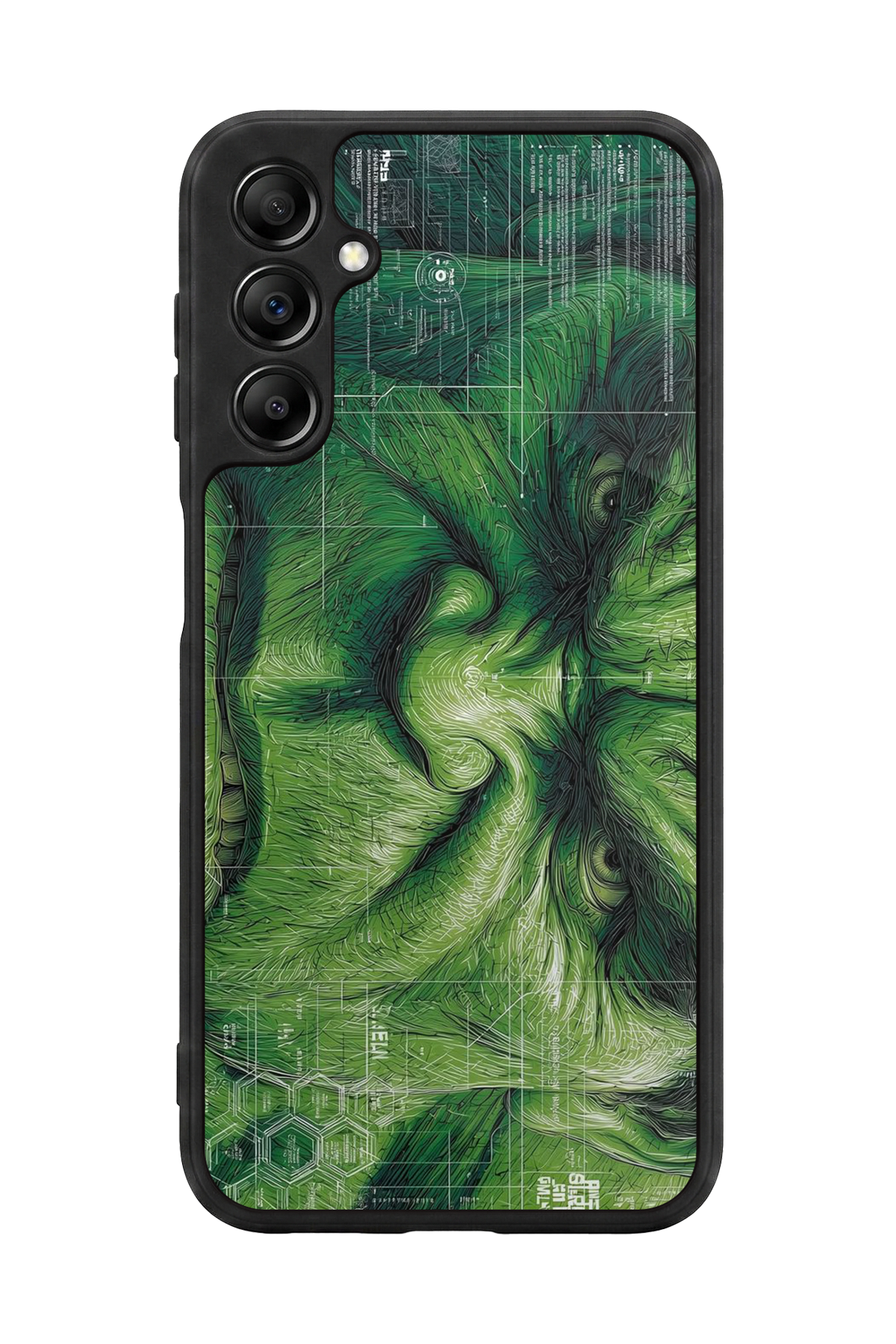 Samsung Galaxy A14 Uyumlu Hulk Tasarımlı Glossy Premium Kılıf