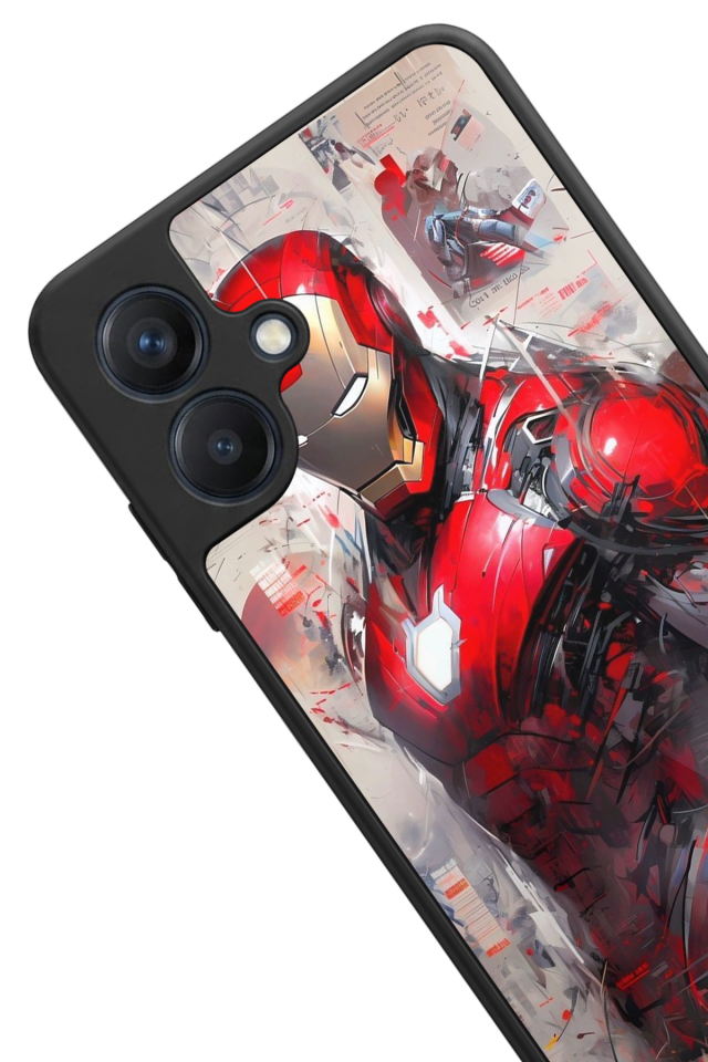 Samsung Galaxy A07 Uyumlu Iron Man ( Demir Adam ) Tasarımlı Glossy Premium Kılıf