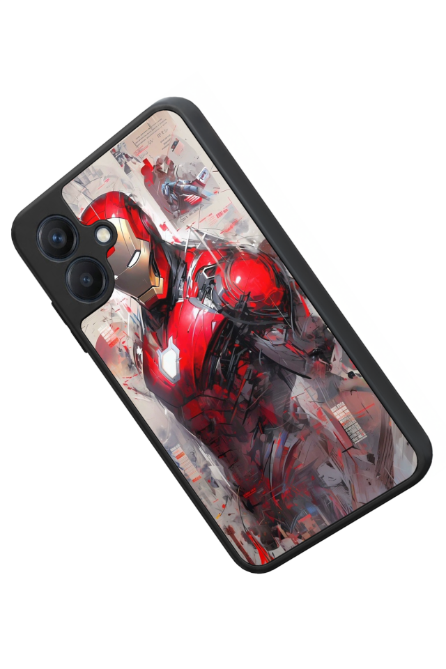 Samsung Galaxy A07 Uyumlu Iron Man ( Demir Adam ) Tasarımlı Glossy Premium Kılıf