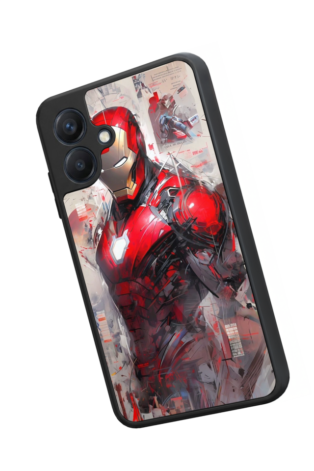 Samsung Galaxy A07 Uyumlu Iron Man ( Demir Adam ) Tasarımlı Glossy Premium Kılıf
