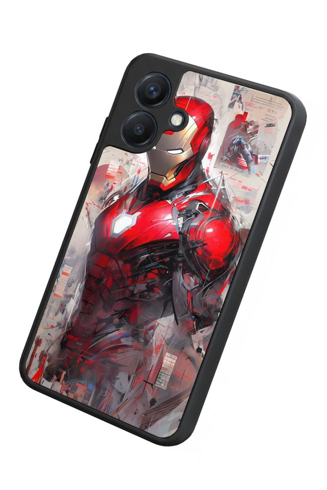 Samsung Galaxy A07 Uyumlu Iron Man ( Demir Adam ) Tasarımlı Glossy Premium Kılıf
