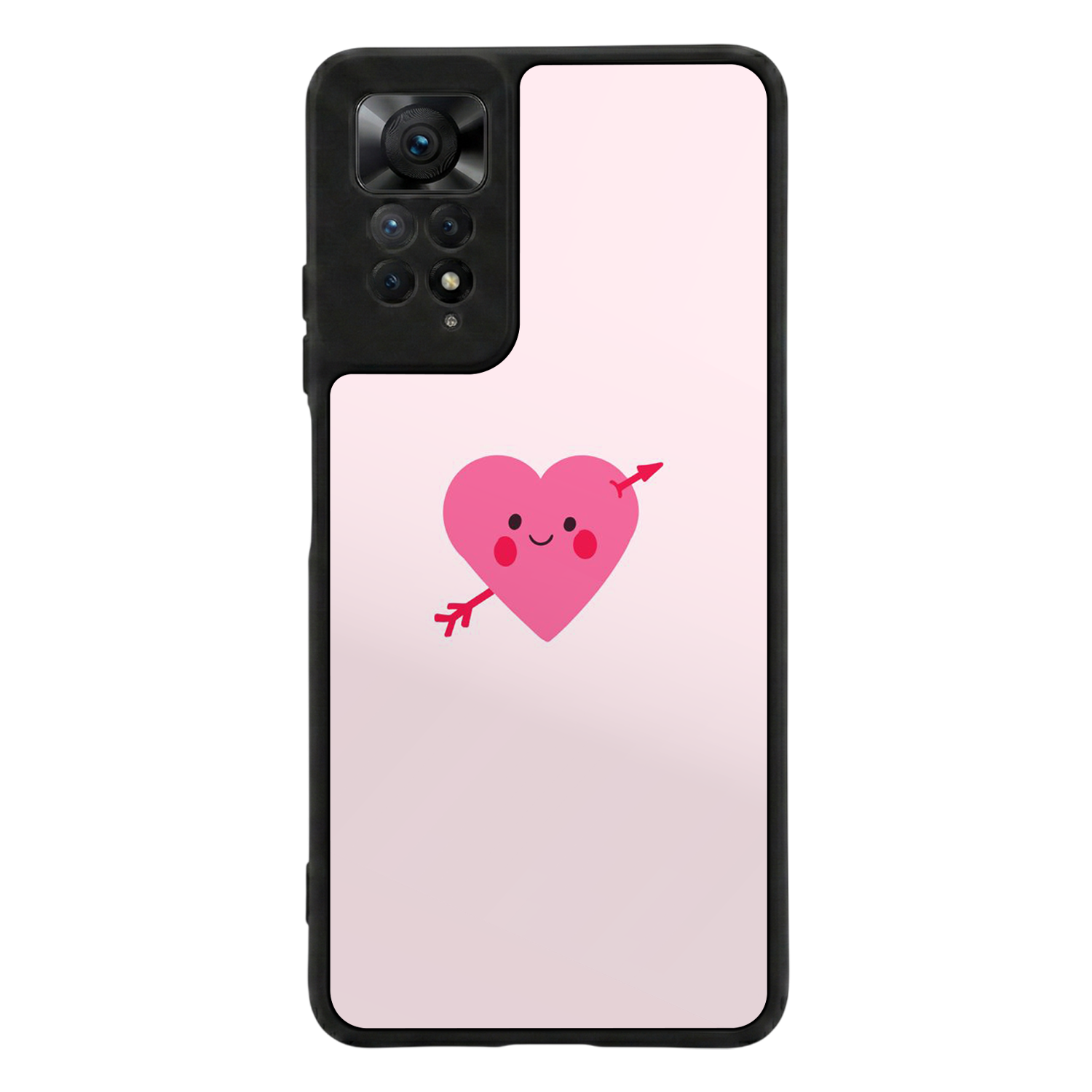 Xiaomi Redmi Note 12 Pro Uyumlu Kalp Love Tasarımlı Glossy Premium Kılıf