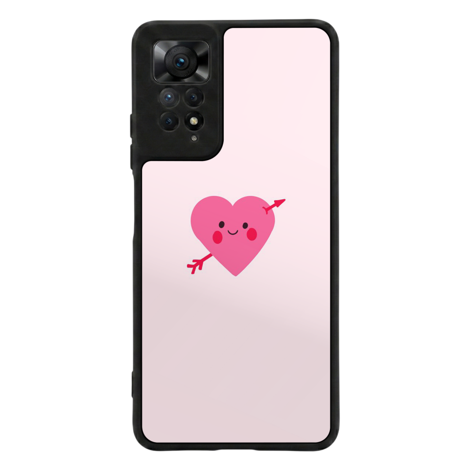 Xiaomi Redmi Note 12 Pro Uyumlu Kalp Love Tasarımlı Glossy Premium Kılıf