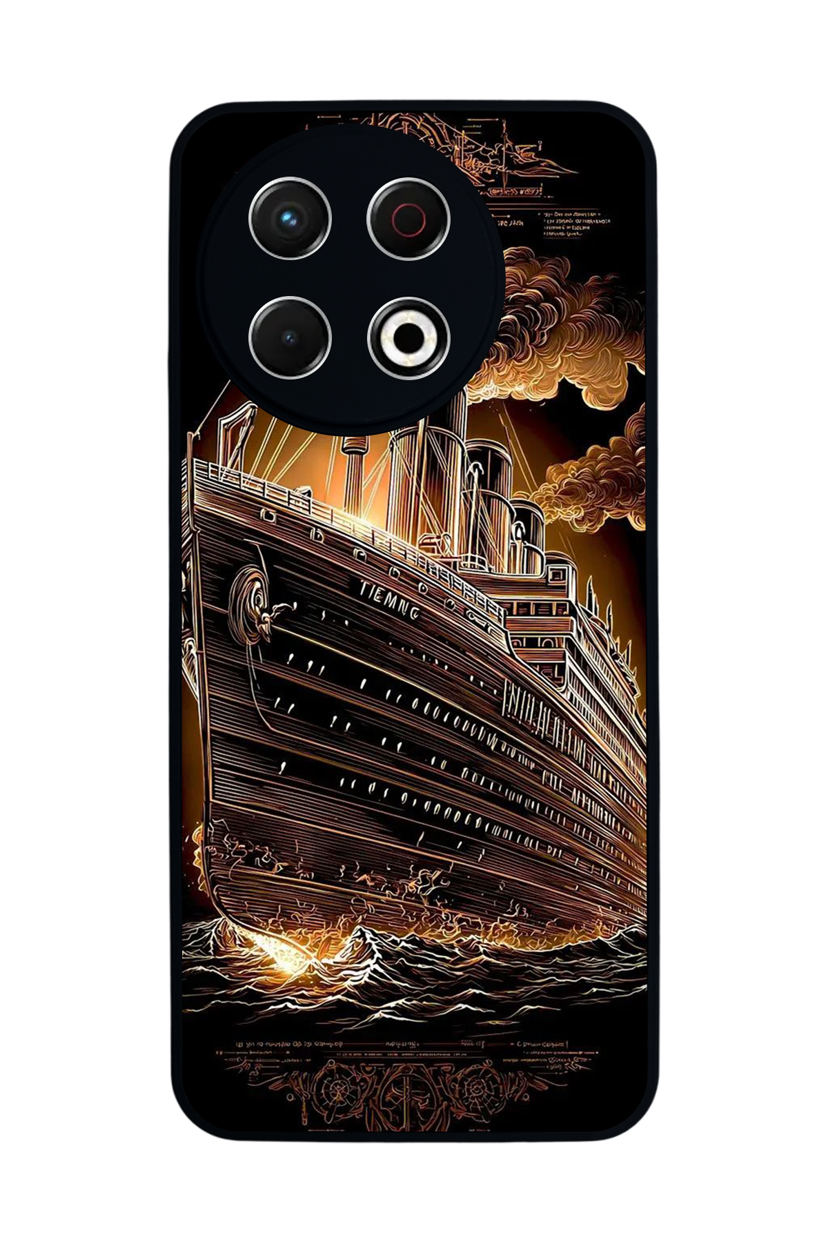 Tecno Spark 30 Pro Uyumlu Korsan Tasarımlı Glossy Premium Kılıf