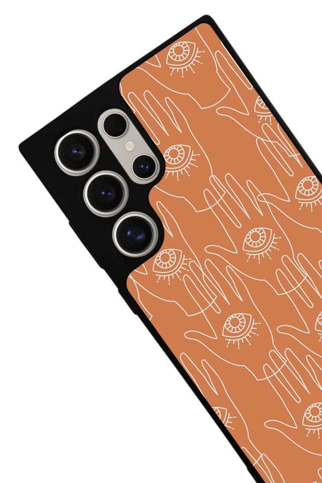 Samsung Galaxy S23 Ultra Uyumlu Line Art Tasarımlı Glossy Premium Kılıf