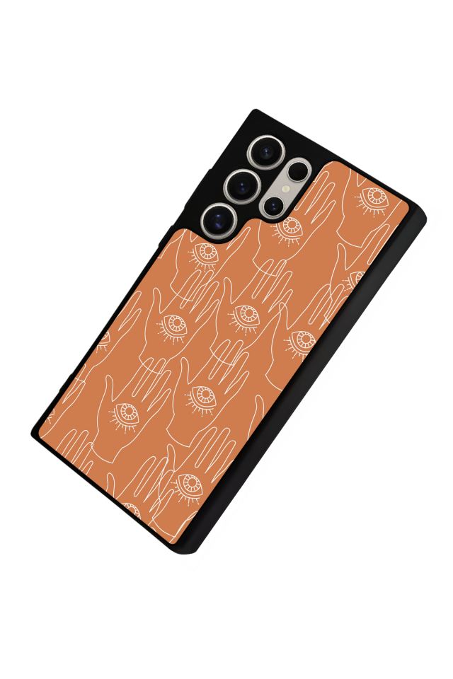 Samsung Galaxy S23 Ultra Uyumlu Line Art Tasarımlı Glossy Premium Kılıf