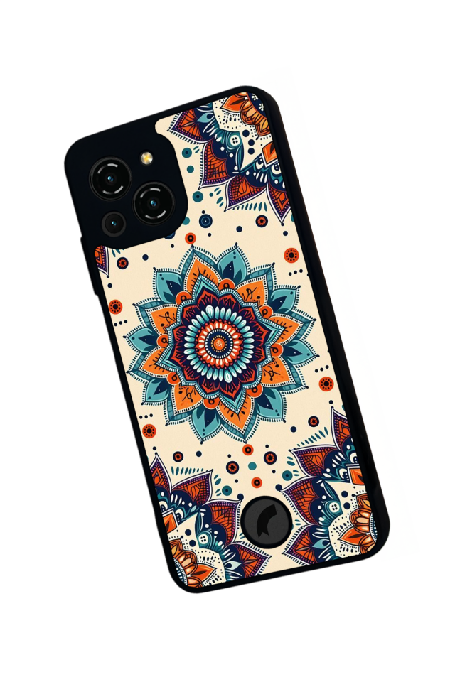 Reeder S23 Pro Max Uyumlu Mandaal Tasarımlı Glossy Premium Kılıf