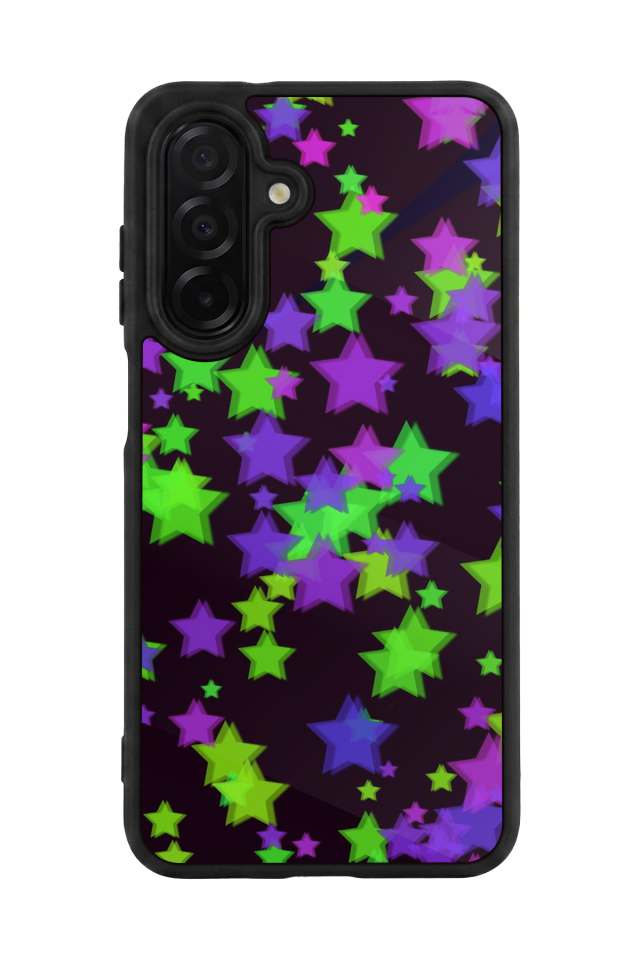 Samsung Galaxy A56 Uyumlu Retro Yildizlar Tasarımlı Glossy Premium Kılıf