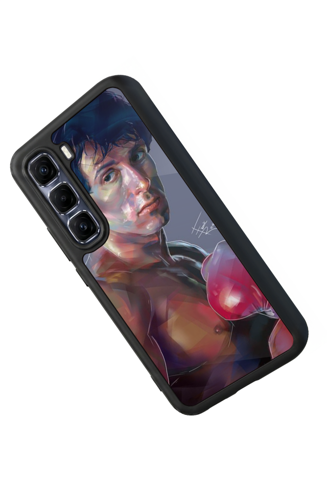 Infinix Hot 60 Pro Plus Uyumlu Rocky Tasarımlı Glossy Premium Kılıf