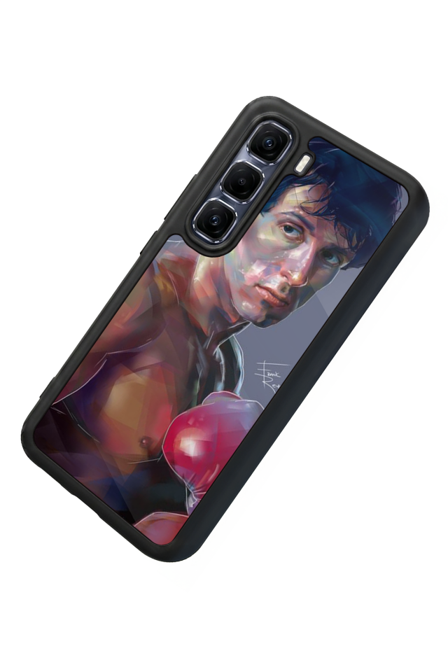 Infinix Hot 60 Pro Plus Uyumlu Rocky Tasarımlı Glossy Premium Kılıf