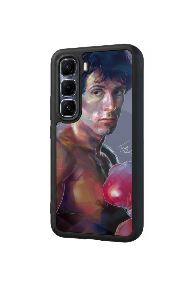 Infinix Hot 60 Pro Plus Uyumlu Rocky Tasarımlı Glossy Premium Kılıf