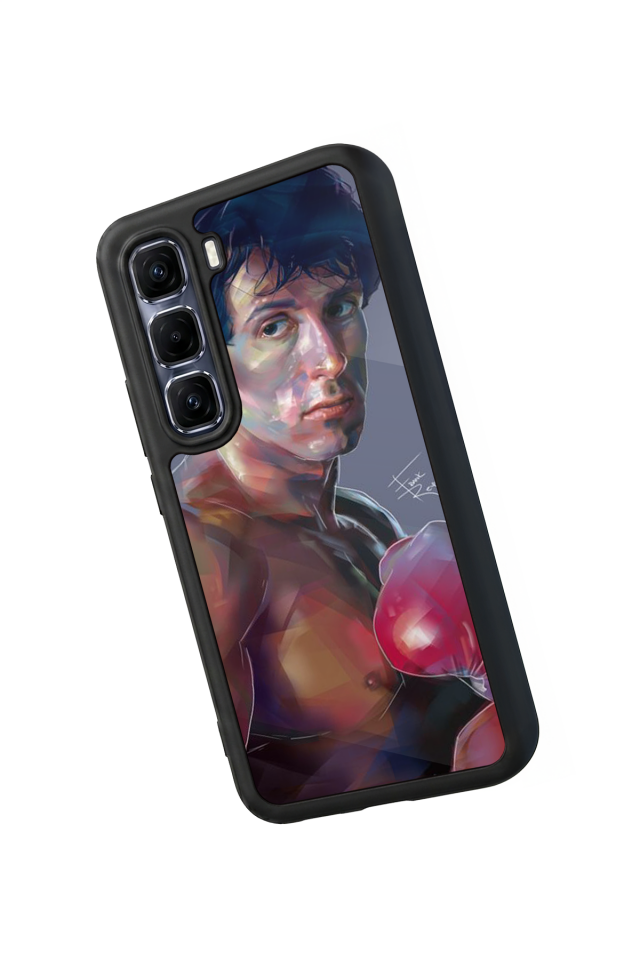 Infinix Hot 60 Pro Plus Uyumlu Rocky Tasarımlı Glossy Premium Kılıf