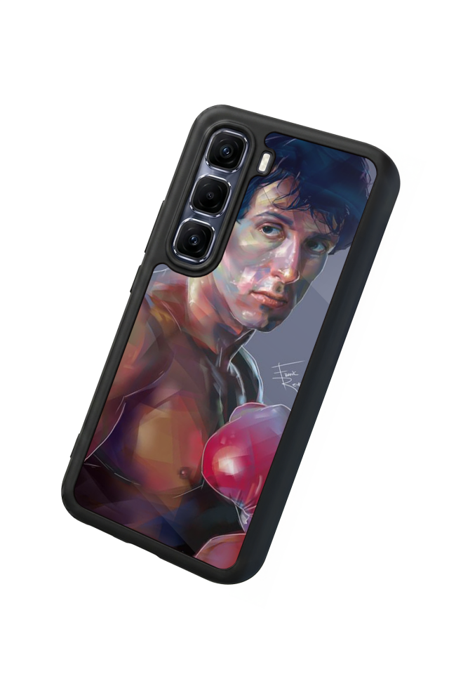 Infinix Hot 60 Pro Plus Uyumlu Rocky Tasarımlı Glossy Premium Kılıf