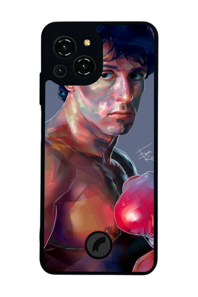 Reeder S23 Pro Max Uyumlu Rocky Tasarımlı Glossy Premium Kılıf