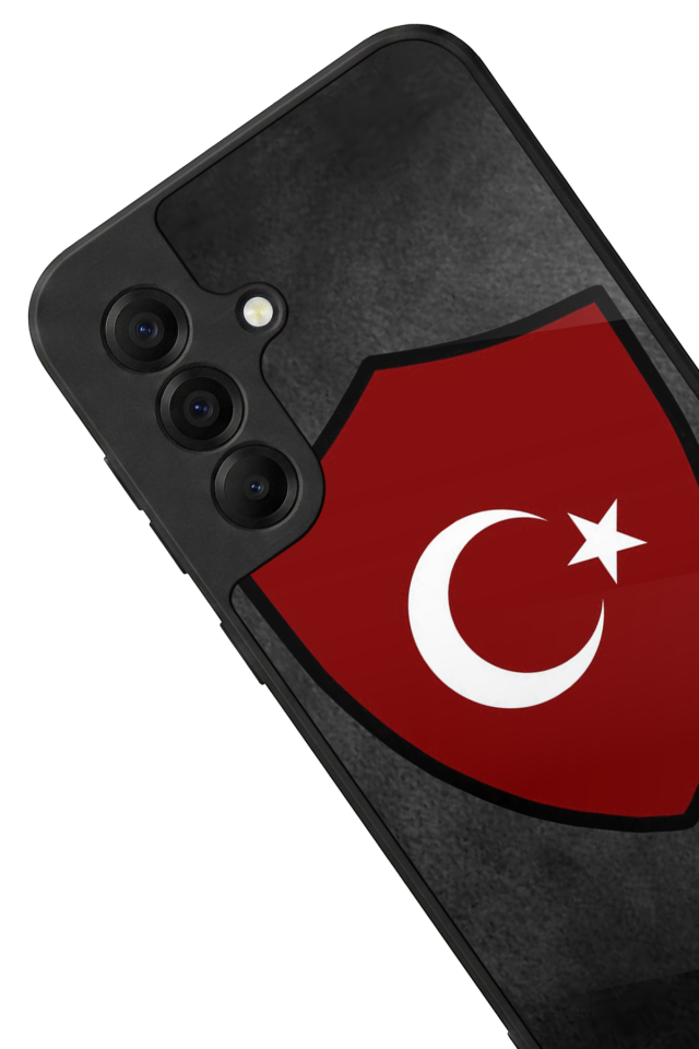 Samsung Galaxy A17 Uyumlu Türk Bayragi Tasarımlı Glossy Premium Kılıf