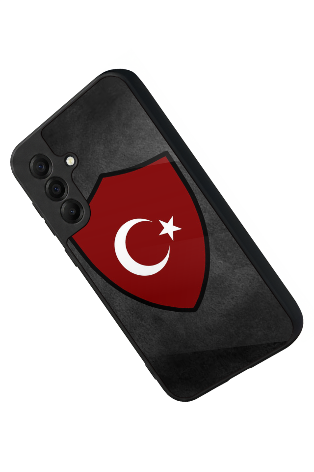 Samsung Galaxy A17 Uyumlu Türk Bayragi Tasarımlı Glossy Premium Kılıf