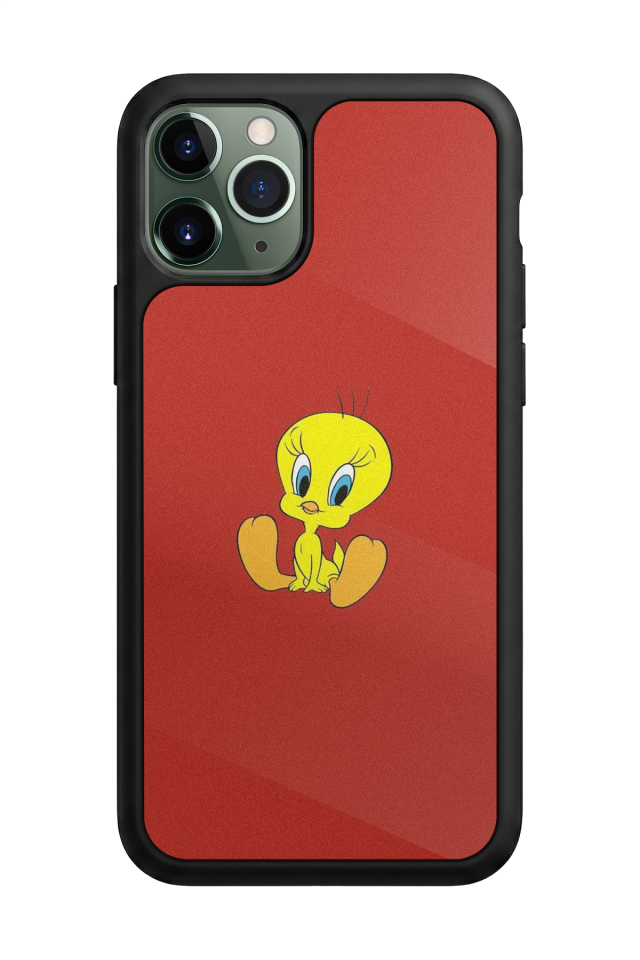 iPhone 11 Pro Max Uyumlu Tweety Tasarımlı Glossy Premium Kılıf