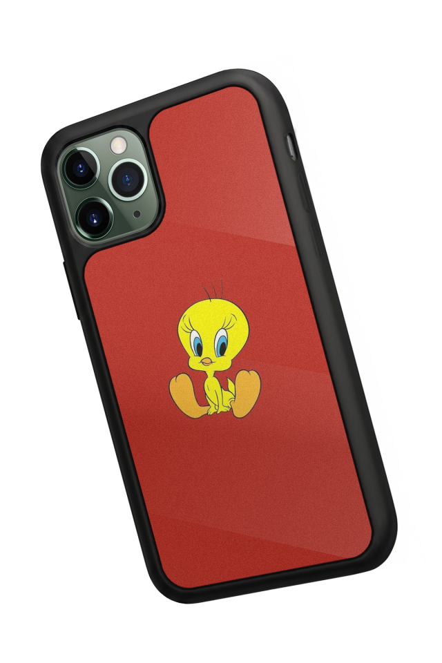 iPhone 11 Pro Max Uyumlu Tweety Tasarımlı Glossy Premium Kılıf