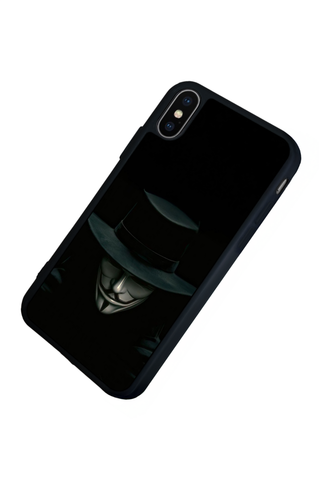 iPhone XS Max Uyumlu Vendetta Tasarımlı Glossy Premium Kılıf
