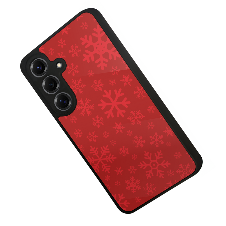Samsung Galaxy S25 Uyumlu Yilbasi Christmas Tasarımlı Glossy Premium Kılıf