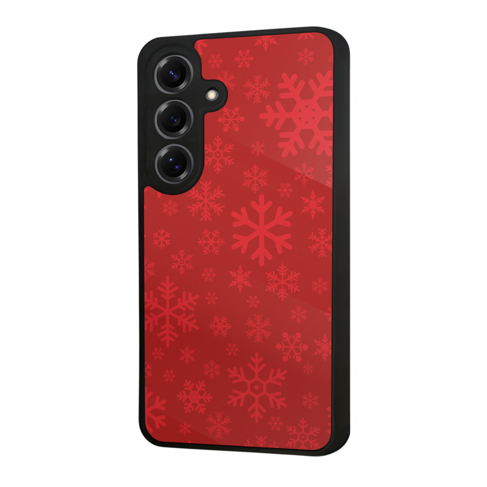 Samsung Galaxy S25 Uyumlu Yilbasi Christmas Tasarımlı Glossy Premium Kılıf