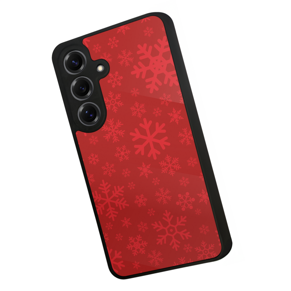 Samsung Galaxy S25 Uyumlu Yilbasi Christmas Tasarımlı Glossy Premium Kılıf