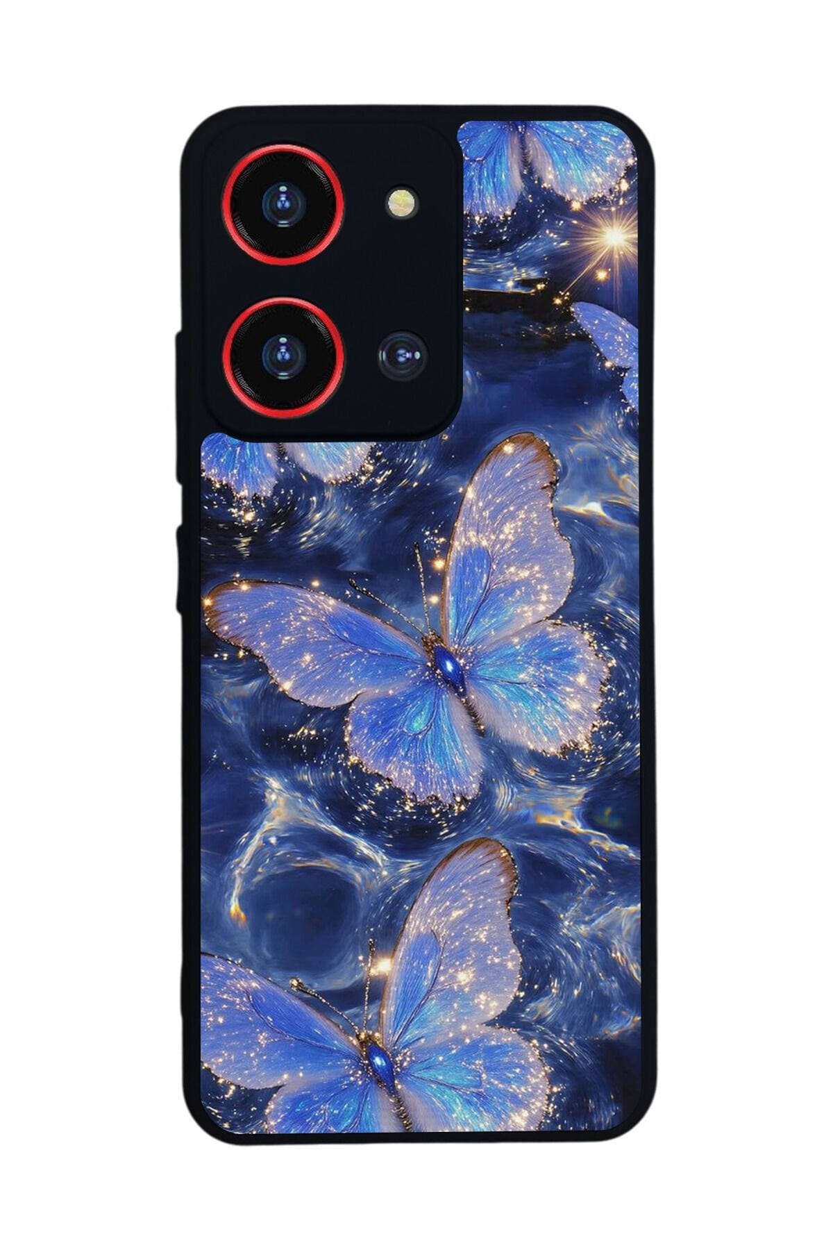 Reeder S19 Max Pro S 108MP Uyumlu Kelebek Tasarımlı Glossy Premium Kılıf