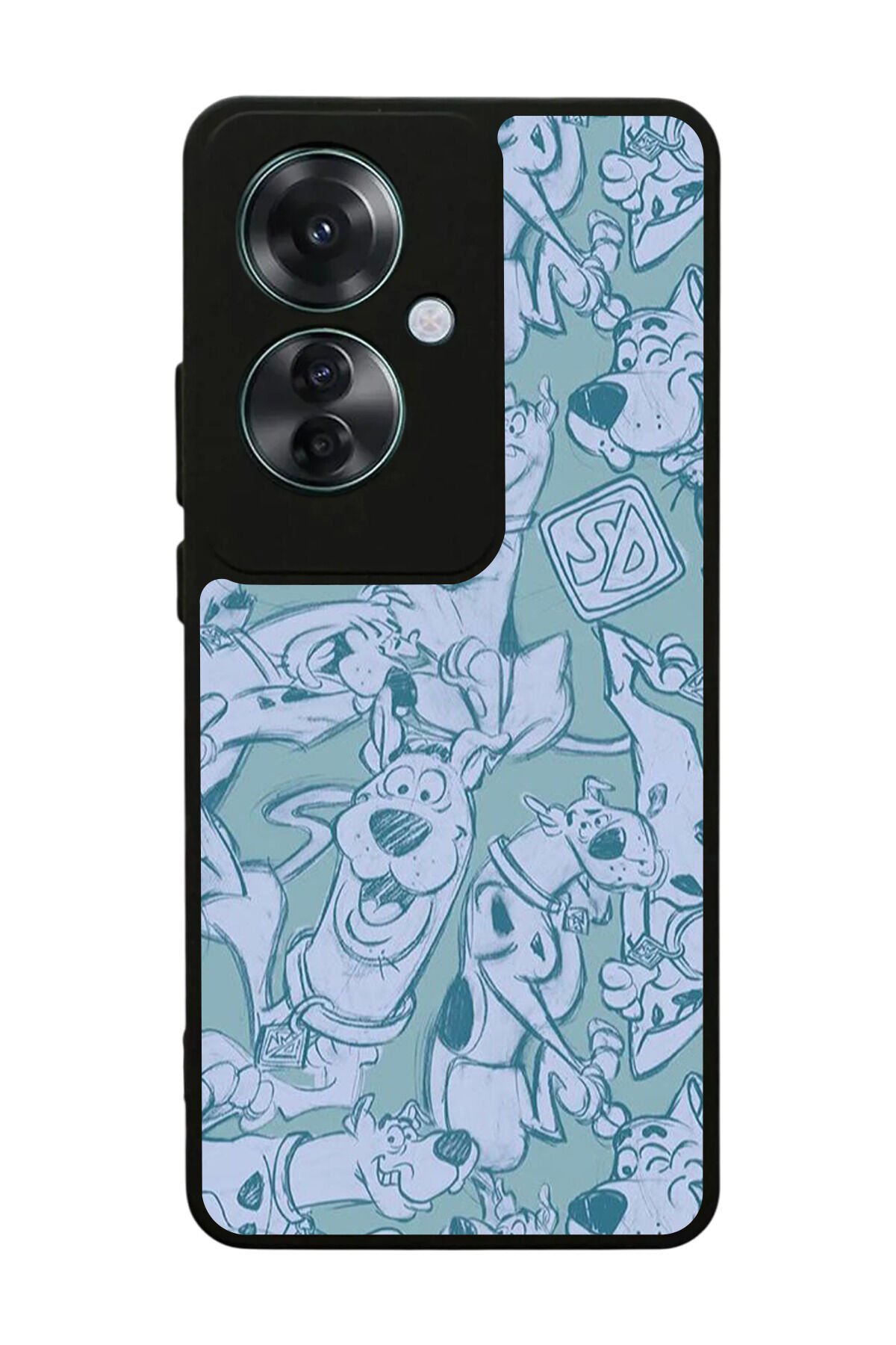 Oppo Reno 11F Uyumlu Scooby Doo Tasarımlı Glossy Premium Kılıf