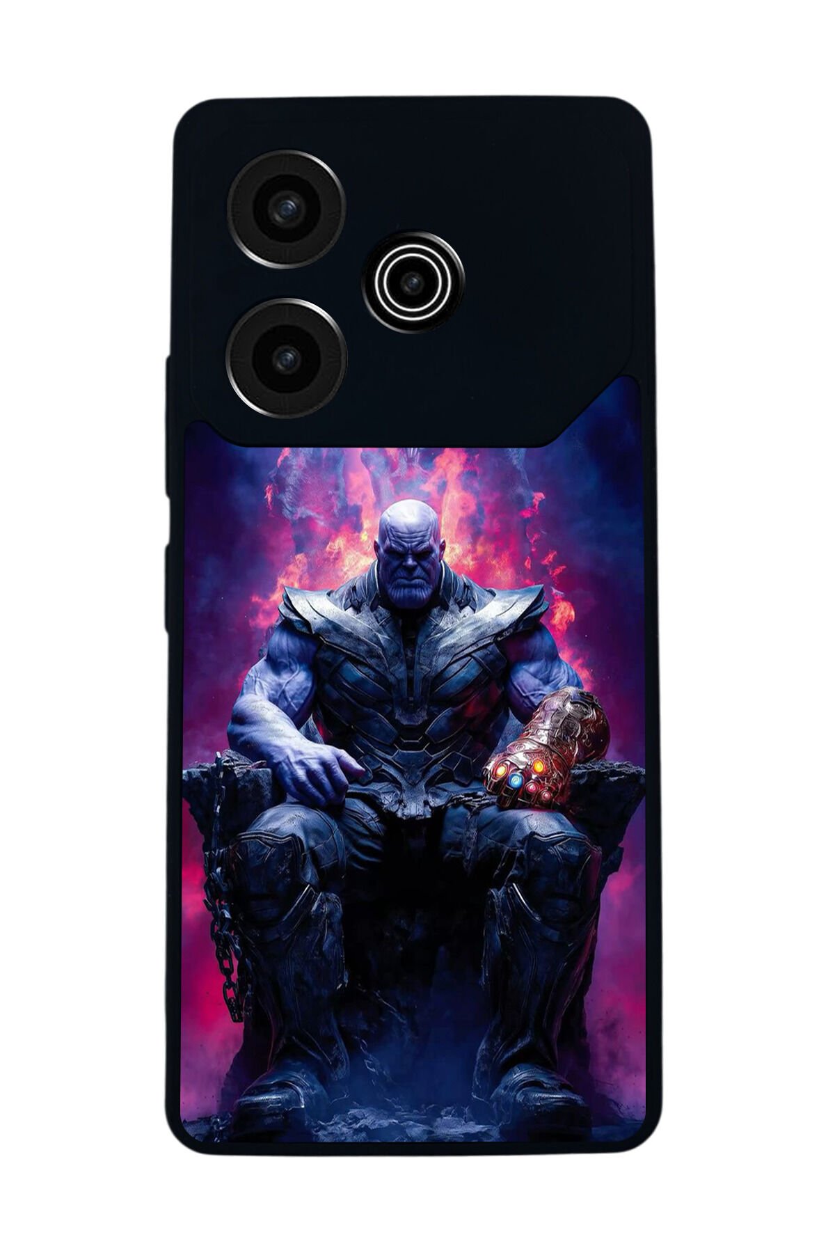 Tecno Pova 6 Uyumlu Thanos Tasarımlı Glossy Premium Kılıf