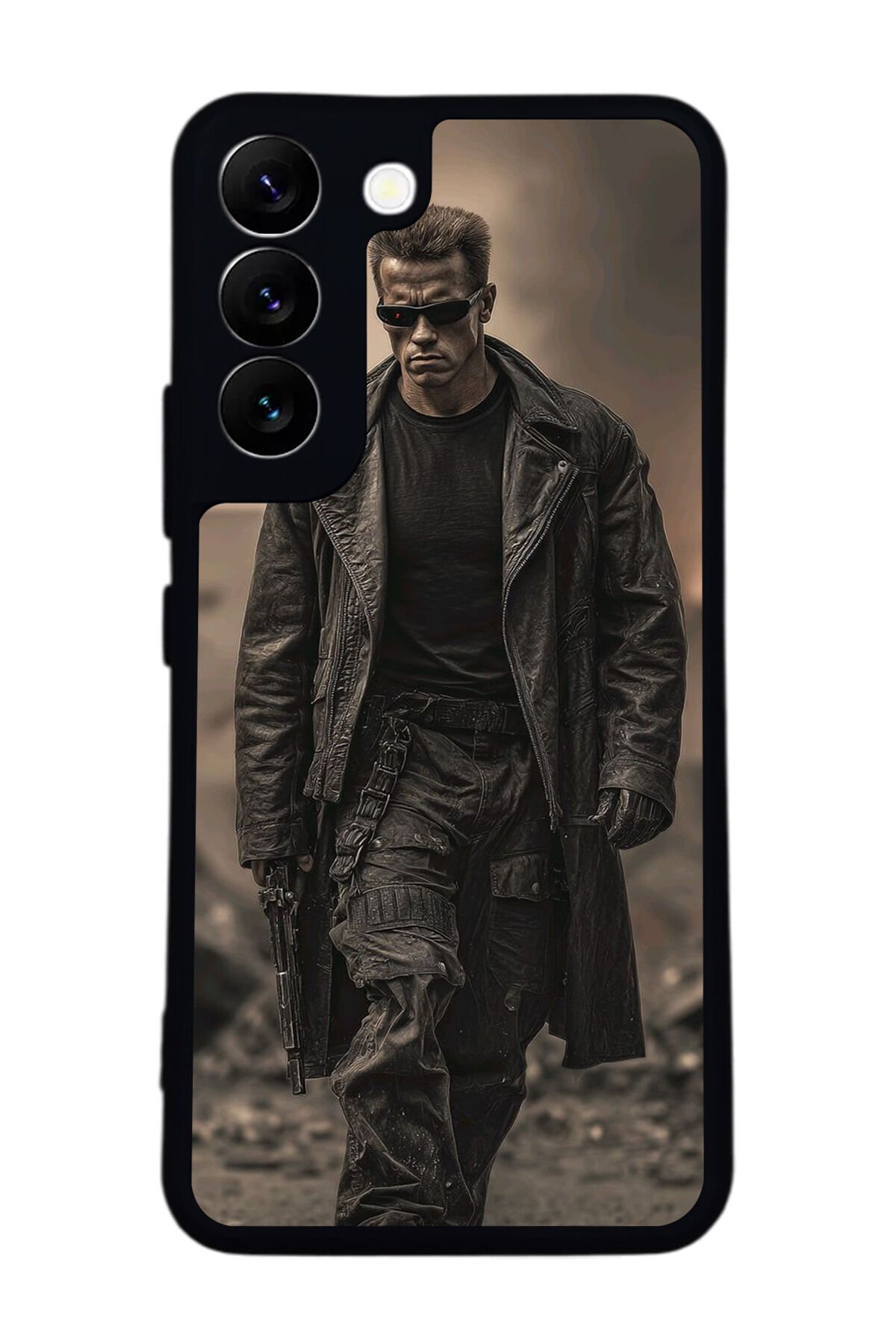 Samsung Galaxy S22 Uyumlu Terminator Tasarımlı Glossy Premium Kılıf