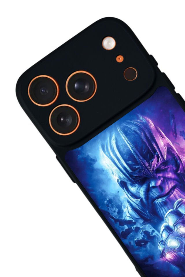 iPhone 17 Pro Max Uyumlu Thanos Tasarımlı Glossy Premium Kılıf